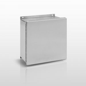 NEMA Junction Box, 4X (316L STAINLESS STEEL) JIC ENCLOSURE WITH HINGED COVER - SERIES JH4SL