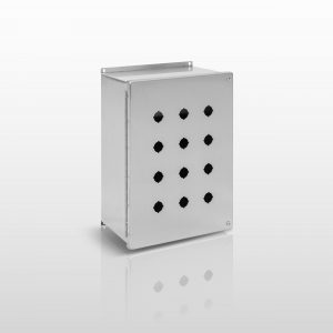 NEMA Pushbutton, 12 (316L STAINLESS STEEL) JIC 22MM PUSHBUTTON EXTRA LARGE ENCLOSURE WITH HINGED COVER - SERIES JHS12SLLPB22