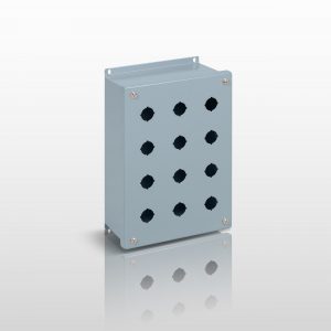 NEMA Pushbutton, 12 JIC 22MM PUSHBUTTON DEEP DEPTH ENCLOSURE WITH SCREW COVER - SERIES JS12DPB22
