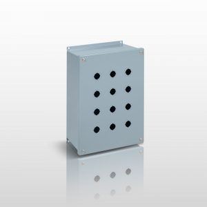 NEMA Pushbutton, 12 JIC 22MM PUSHBUTTON EXTRA LARGE ENCLOSURE WITH SCREW COVER - SERIES JS12LPB22