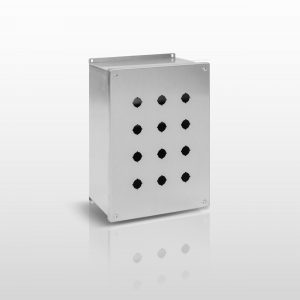 NEMA Pushbutton, 12 (316L STAINLESS STEEL) JIC 22MM PUSHBUTTON EXTRA LARGE ENCLOSURE WITH SCREW COVER - SERIES JS12SLLPB22