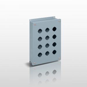 NEMA Pushbutton, 12 (304 STAINLESS STEEL) JIC 30MM PUSHBUTTON EXTRA LARGE ENCLOSURE WITH SCREW COVER - SERIES JS12SLPB30