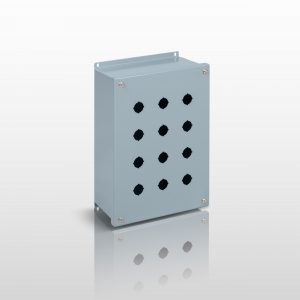 NEMA Pushbutton, 12 JIC 22MM PUSHBUTTON EXTRA DEEP ENCLOSURE WITH SCREW COVER - SERIES JS12XPB22