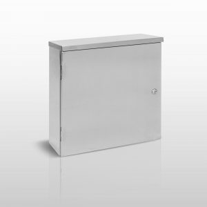 NEMA Quarter Turn, 3R (304 STAINLESS STEEL) SINGLE DOOR ENCLOSURE WITH QUARTER TURN LATCHES - SERIES Q3RS