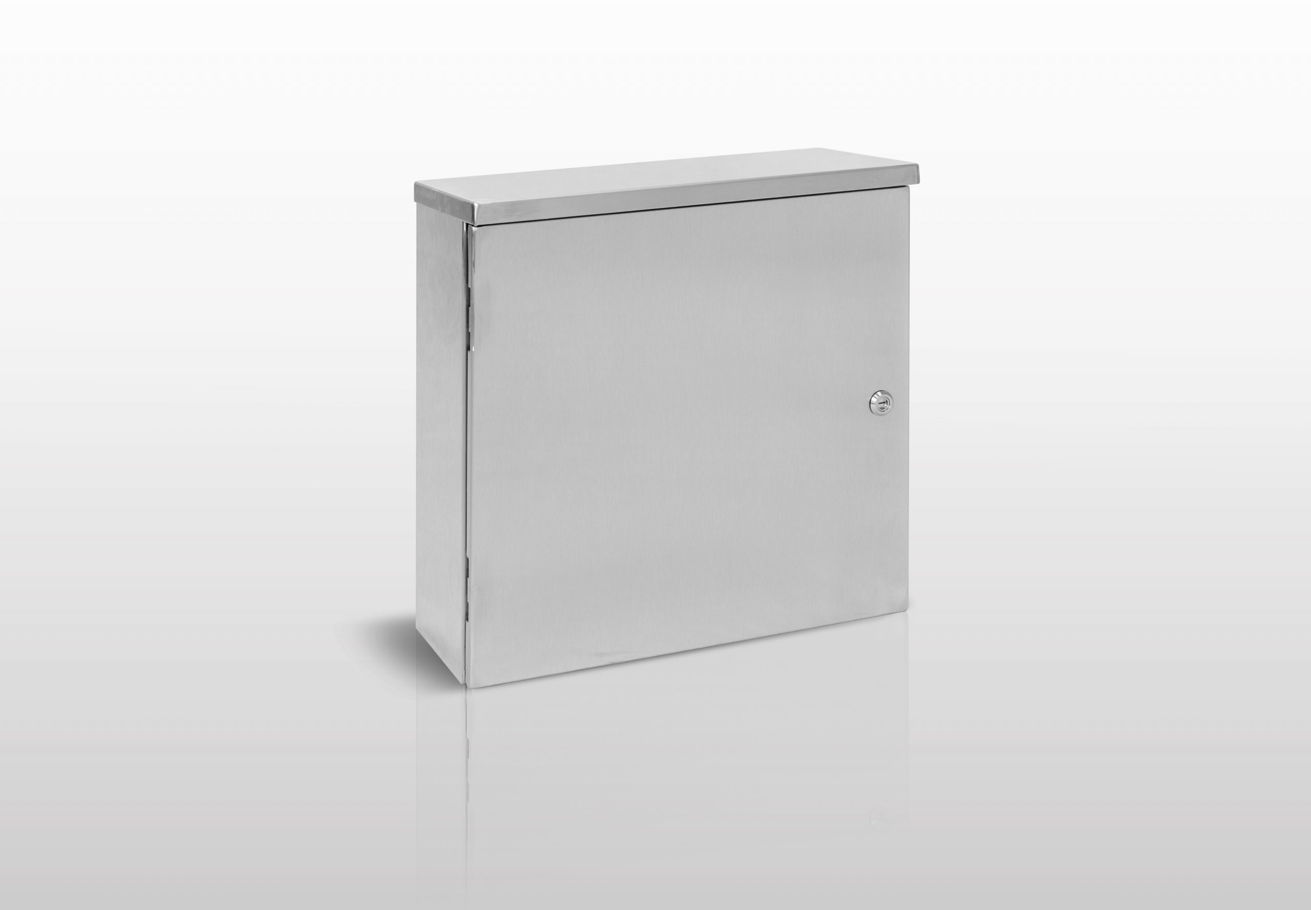 NEMA Quarter Turn, 3R (304 STAINLESS STEEL) SINGLE DOOR ENCLOSURE WITH QUARTER TURN LATCHES - SERIES Q3RS
