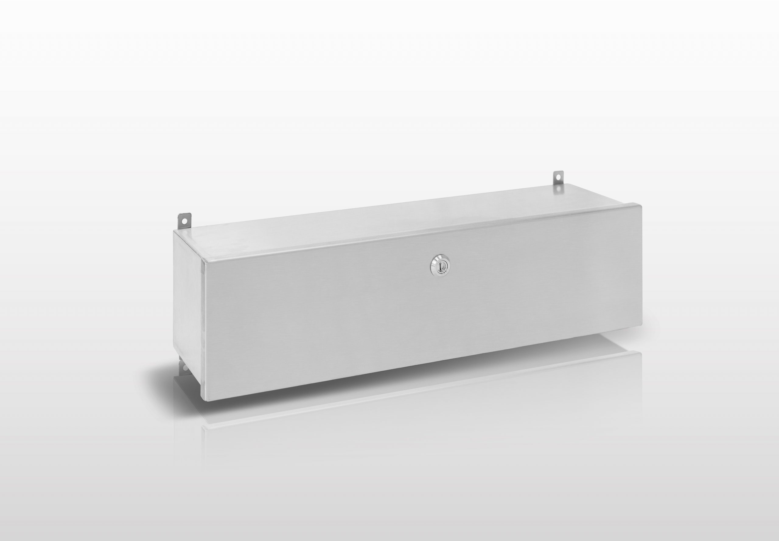 NEMA Trough, 4X (316L STAINLESS STEEL) TROUGH ENCLOSURE WITH HINGED COVER AND CLAMPS - SERIES TH4SLQ